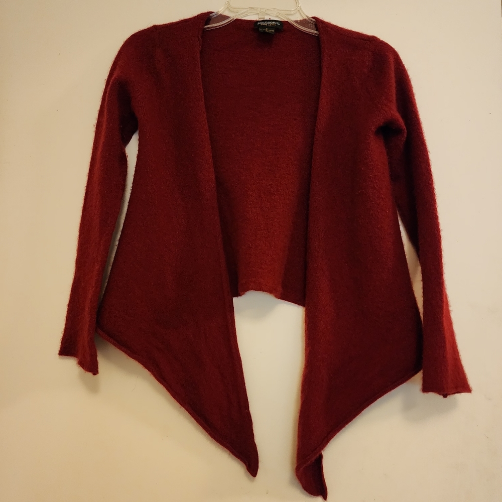 Long sleeve burgundy sweater